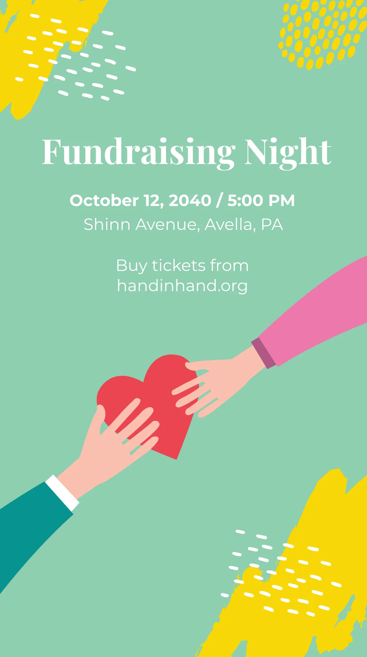 Free Charity Event Instagram Story Template to Edit Online