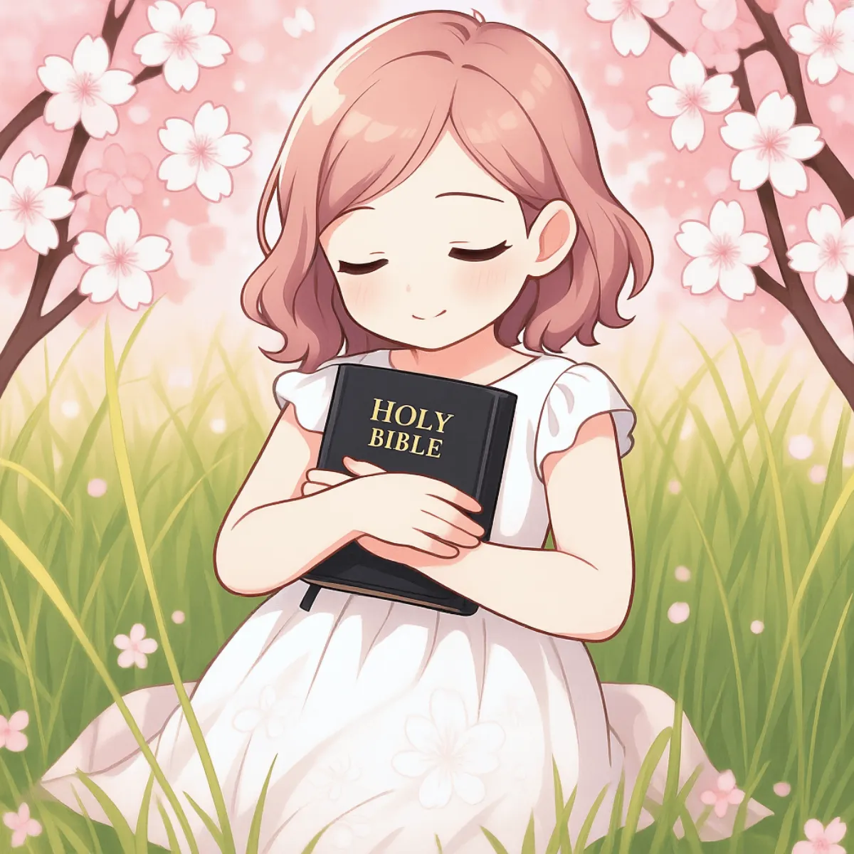 Free Cute Cherry Blossom Style Photo to Cartoon Template to Edit Online