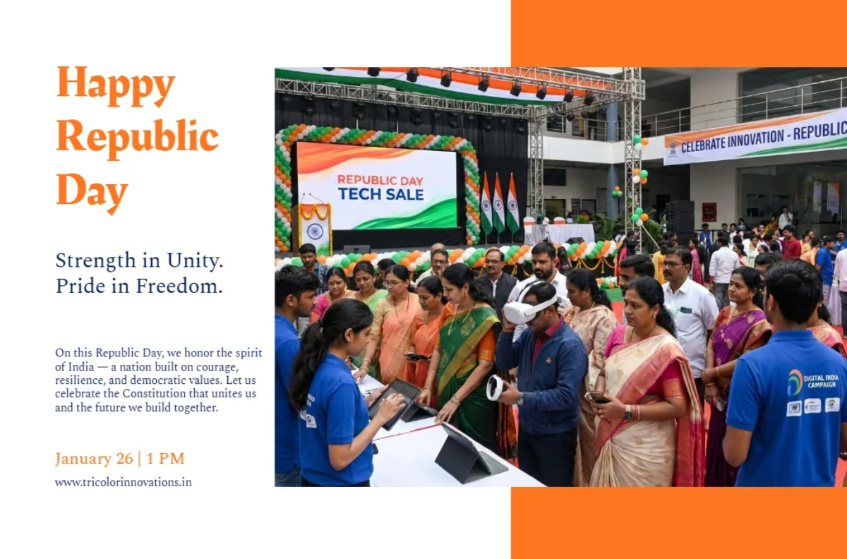 Free India Republic Day Campaign Banner Template to Edit Online