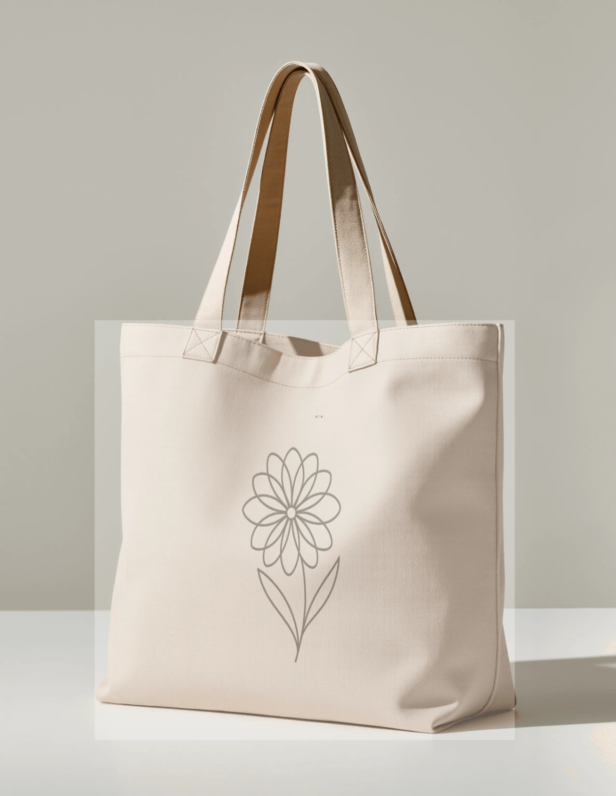 Free Aesthetic Canvas Tote Bag Mockup Template to Edit Online
