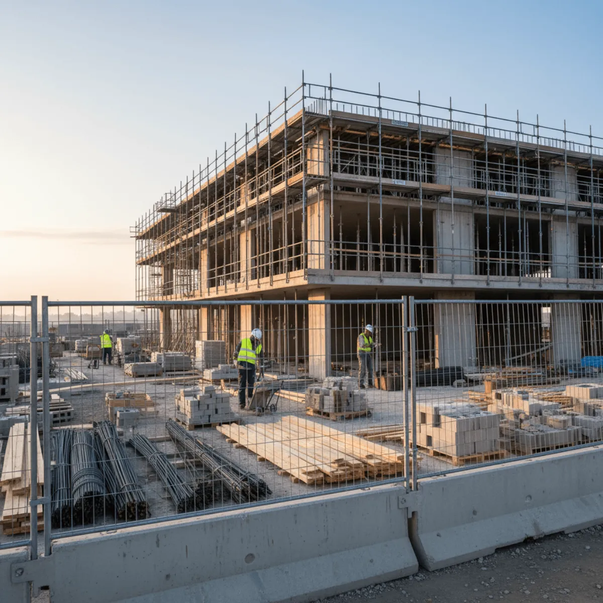 Free Scaffold Platform Jobsite Image Template