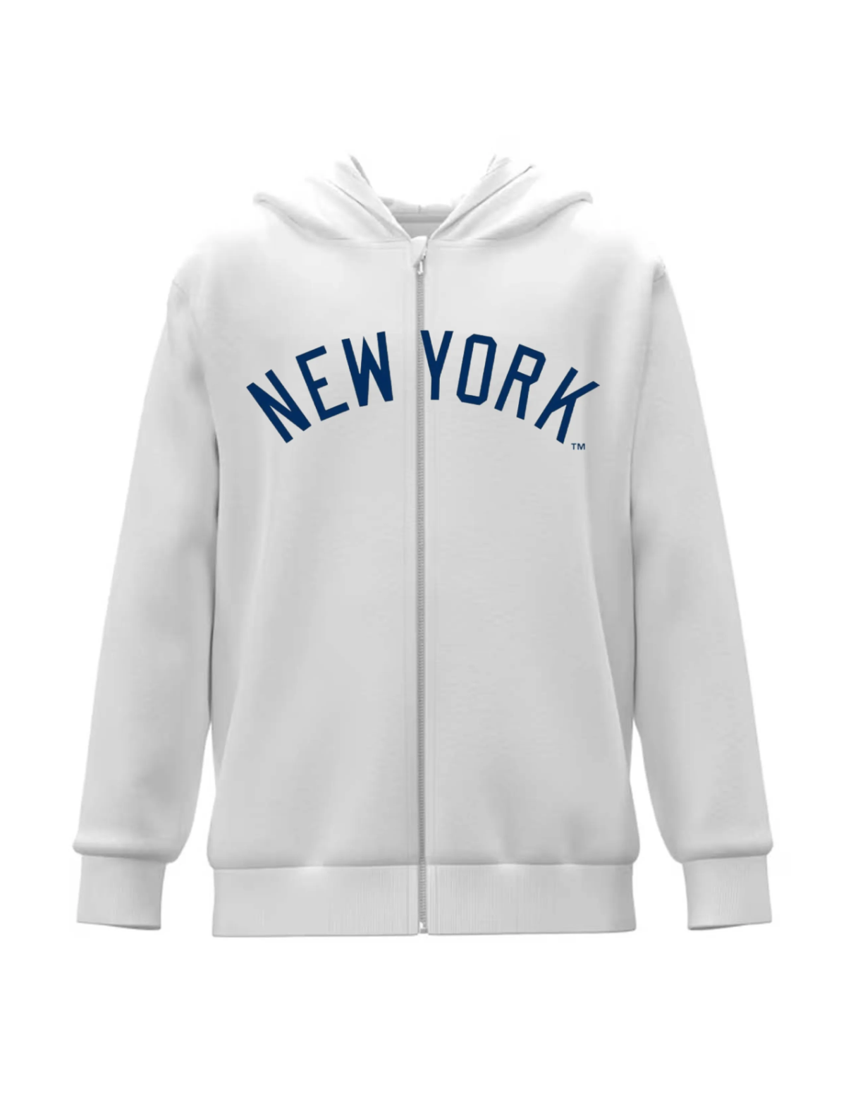 Free White Zip Up Hoodie Mockup Template to Edit Online