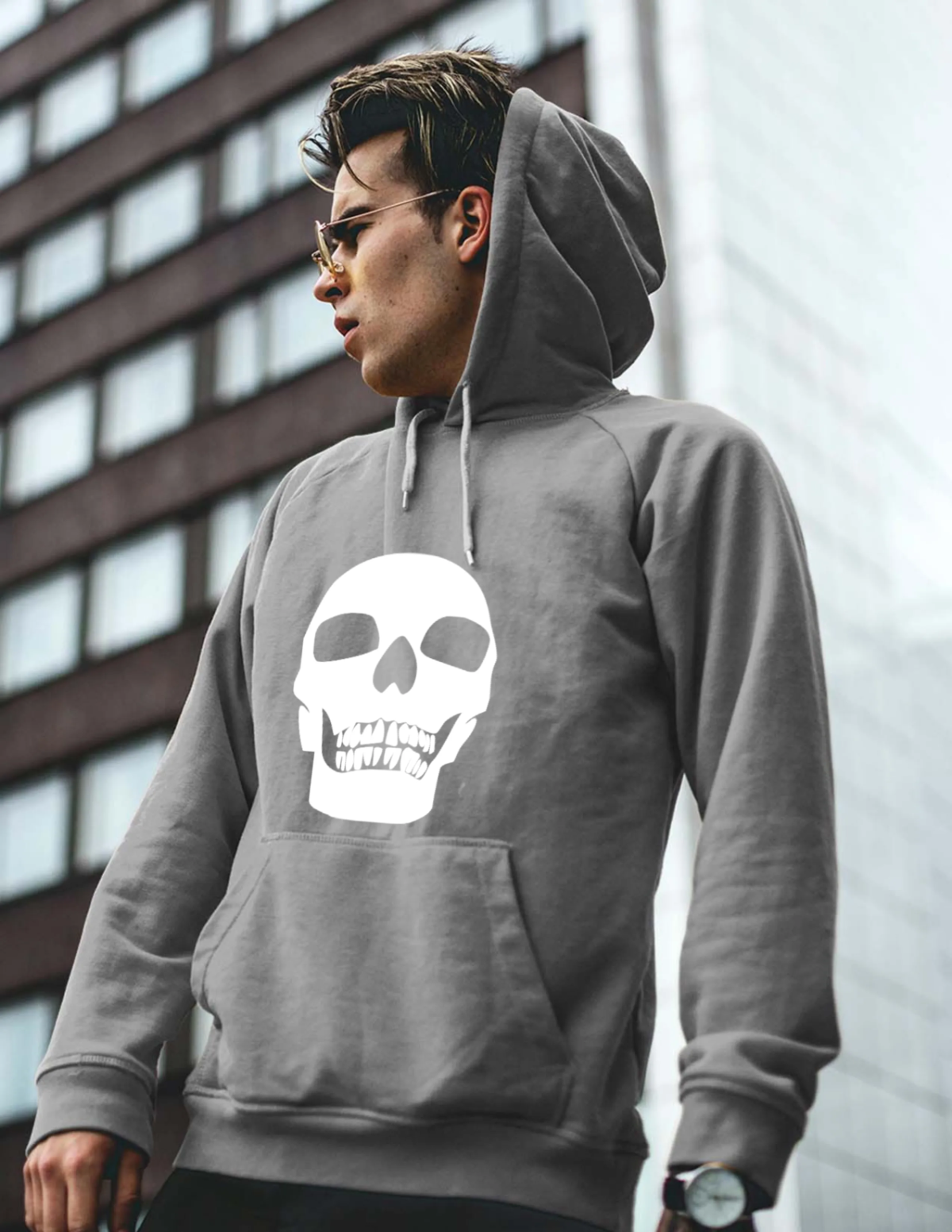 Free Pull Over Hoodie Mockup Template to Edit Online