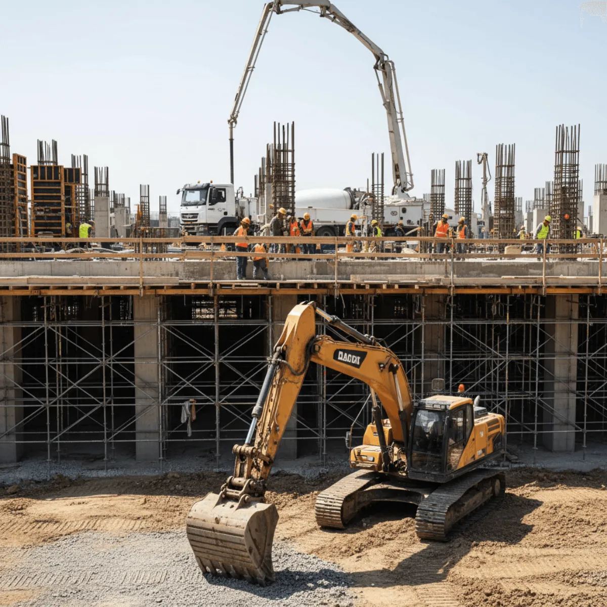 Scaffold Platform Worksite Image