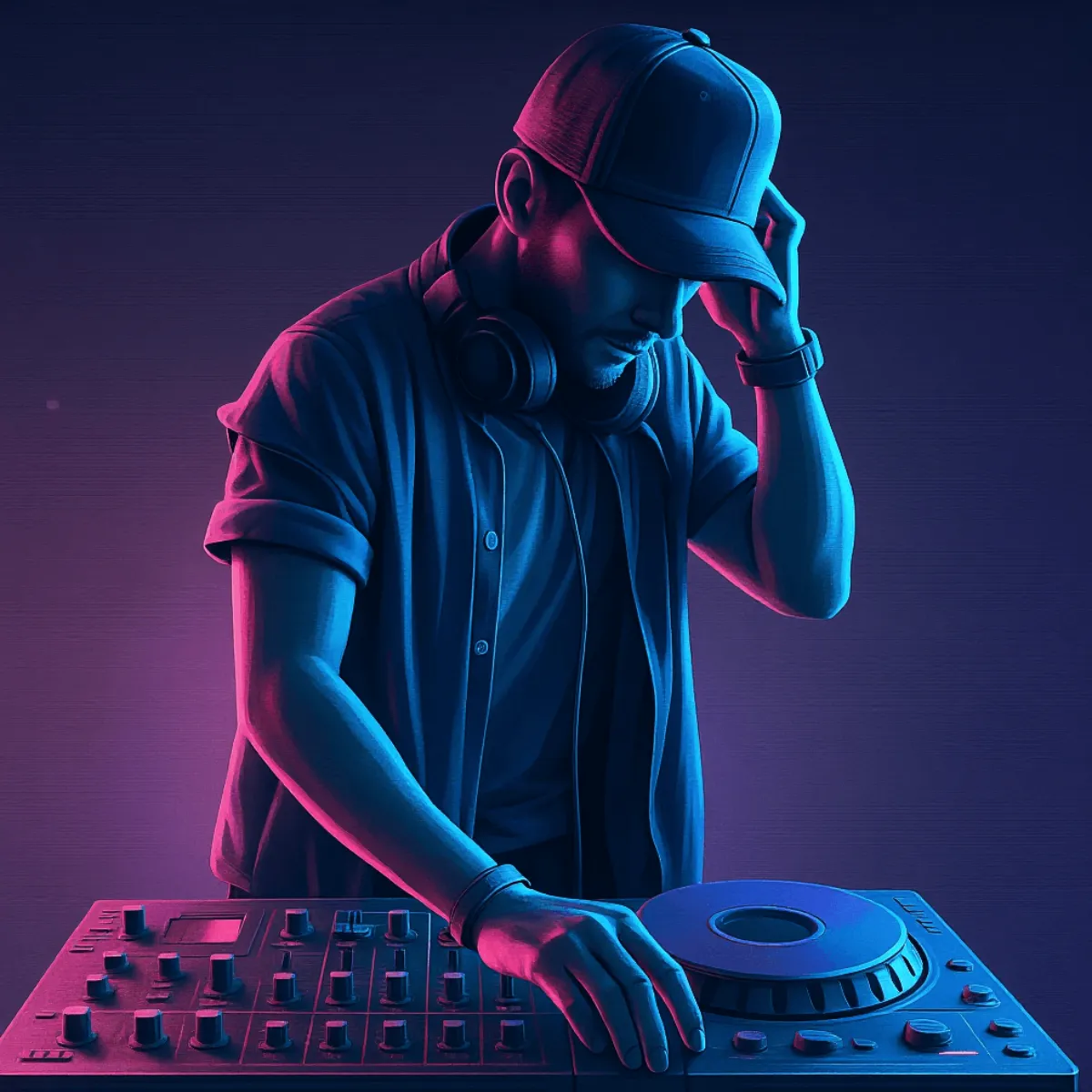 Free Party DJ Cyberpunk Photo to Cartoon to Edit Online Free Party DJ Cyberpunk Photo to Cartoon to Edit Online