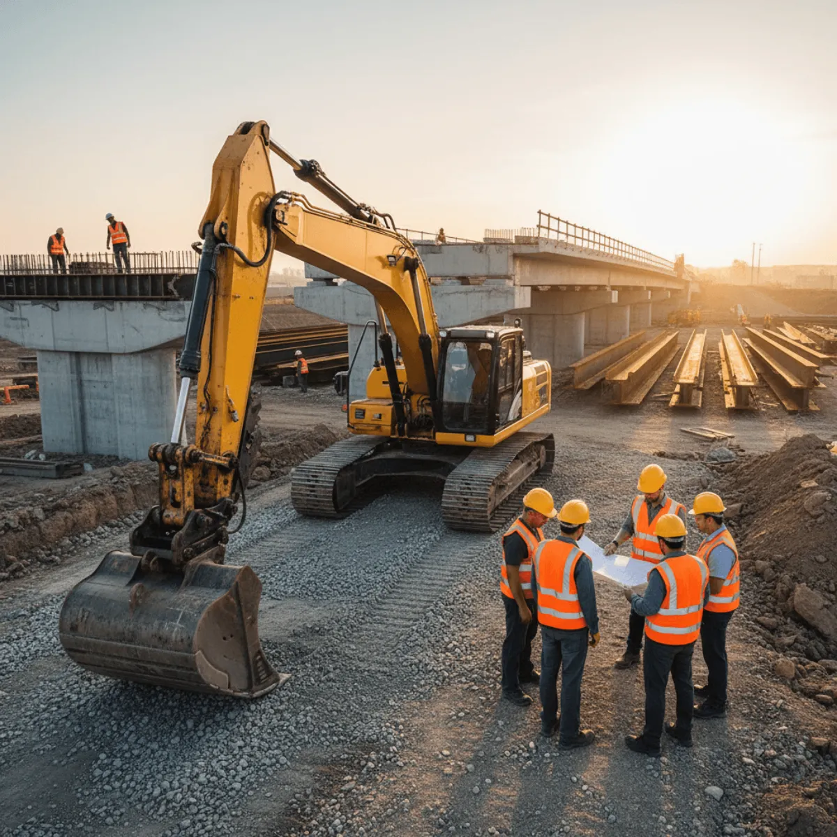Heavy Machinery Jobsite Image