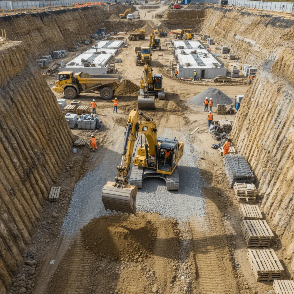 Foundation Excavation Development Ground Image