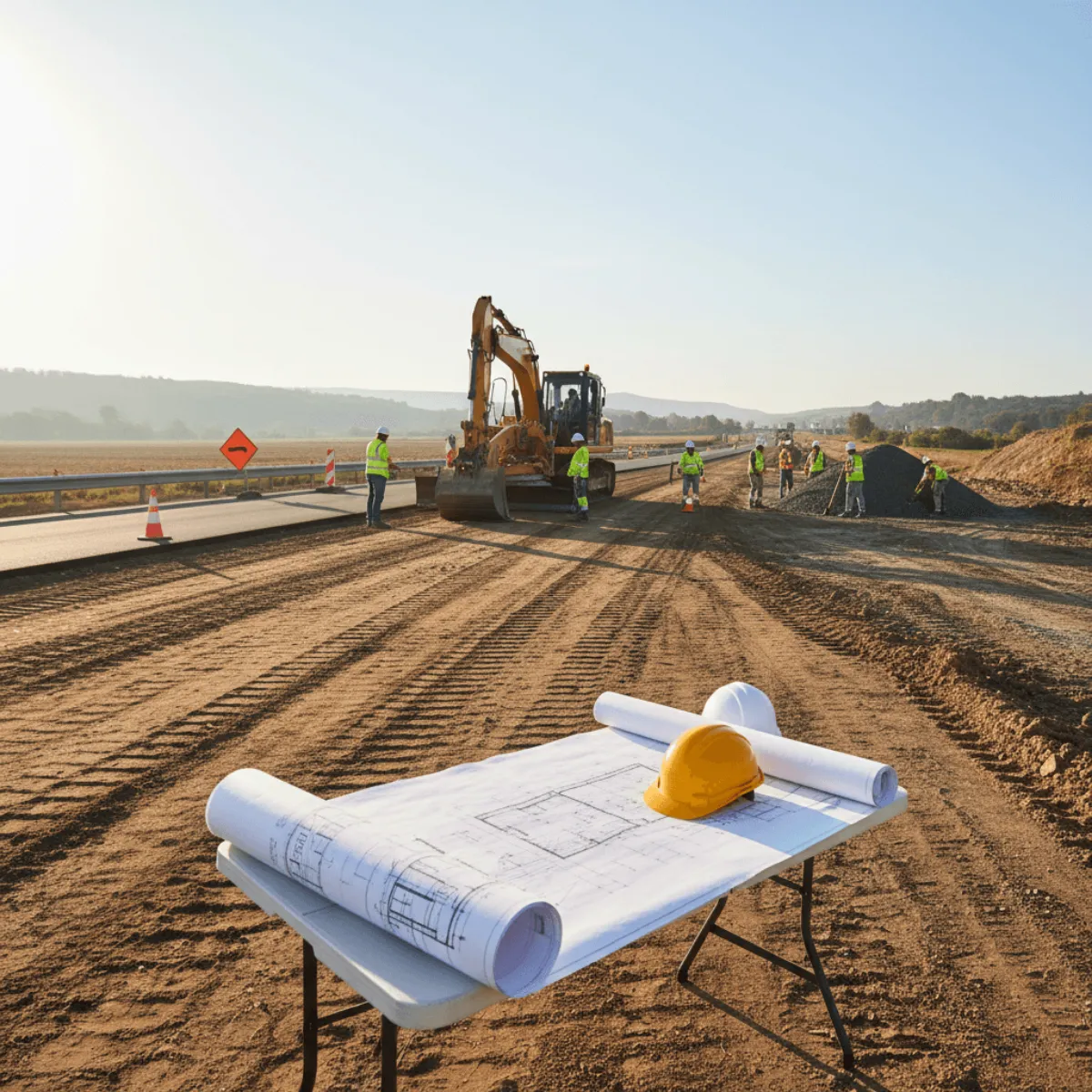 Material Staging Worksite Interior Image