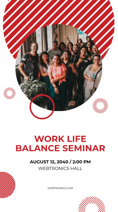 Free Company Event Instagram Story Template to Edit Online