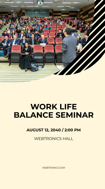 Free Company Event Instagram Story Template to Edit Online