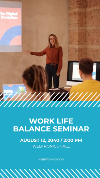 Free Company Event Instagram Story Template to Edit Online