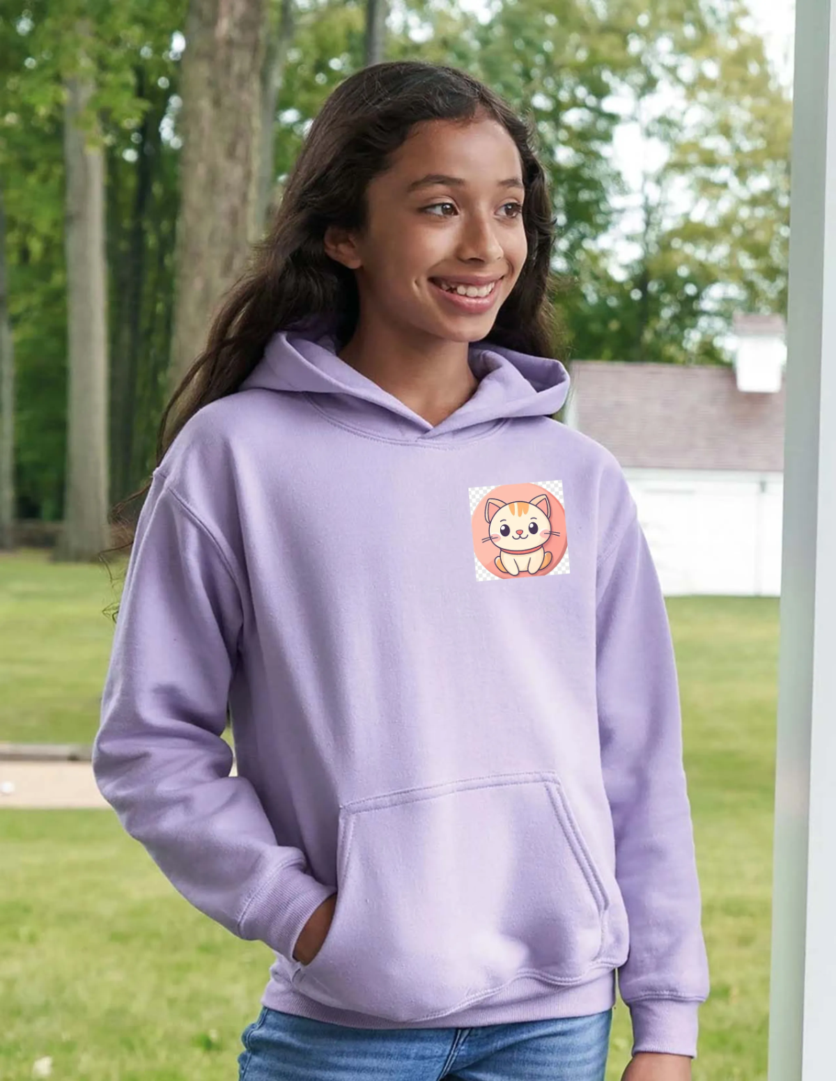 Free Colorful Kids Sweatshirt Mockup Template to Edit Online