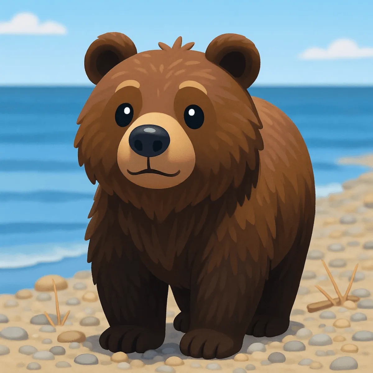 Free Bear Animal Crossing Photo to Cartoon Template to Edit Online