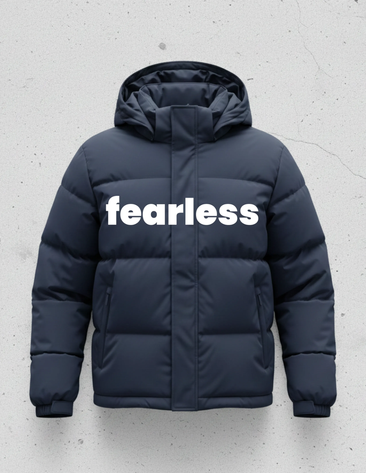 Free Blue Winter Jacket Mockup Template to Edit Online