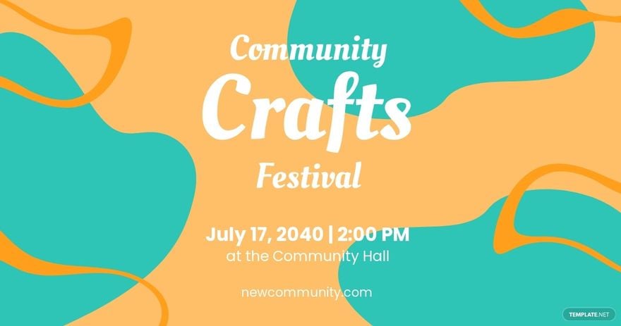 Free Community Event Facebook Post Template