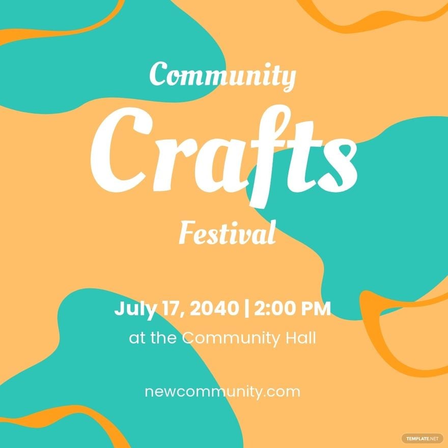 Free Community Event Instagram Post Template