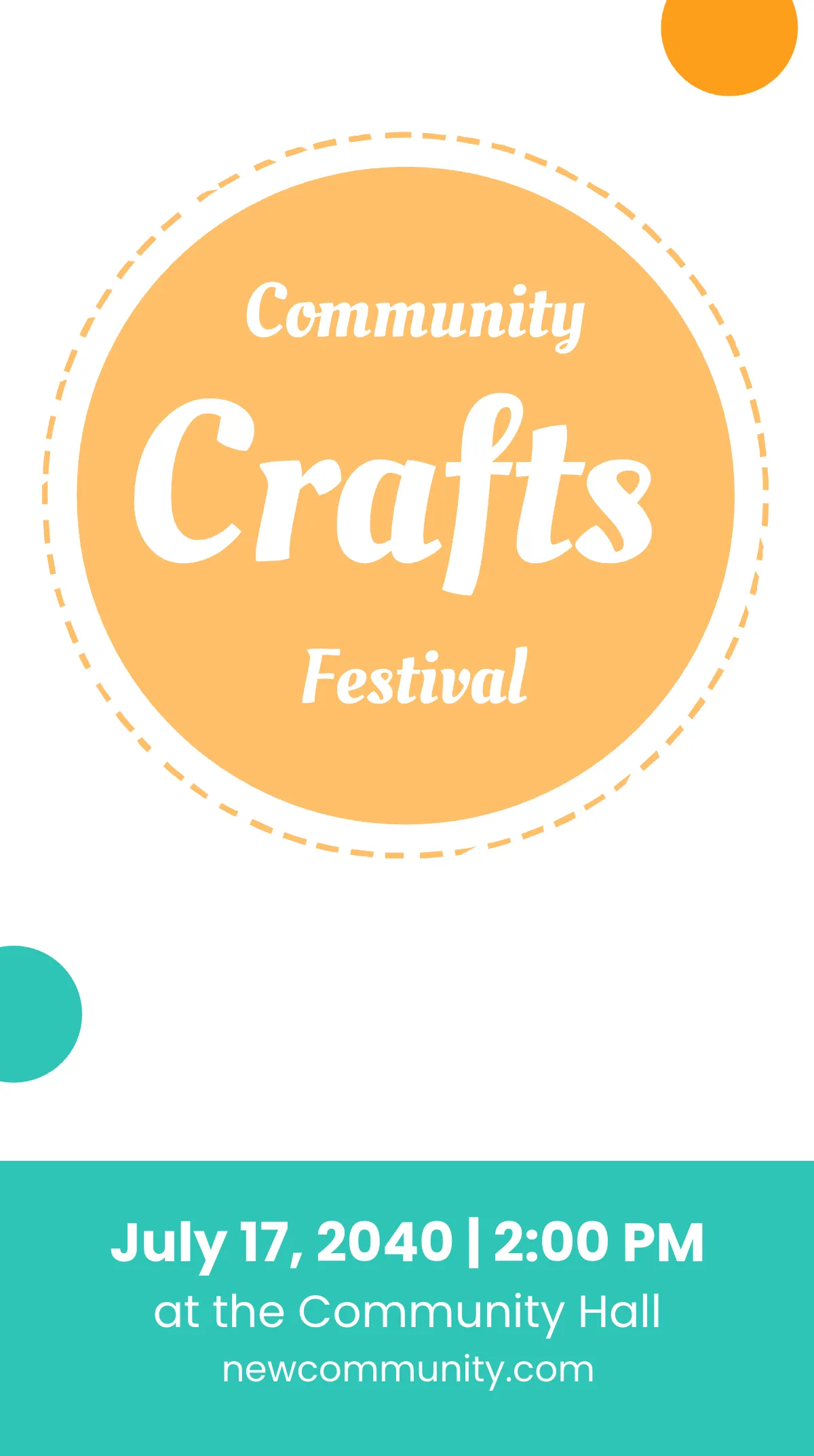 Free Community Event Instagram Story Template to Edit Online