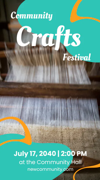 Free Community Event Instagram Story Template to Edit Online