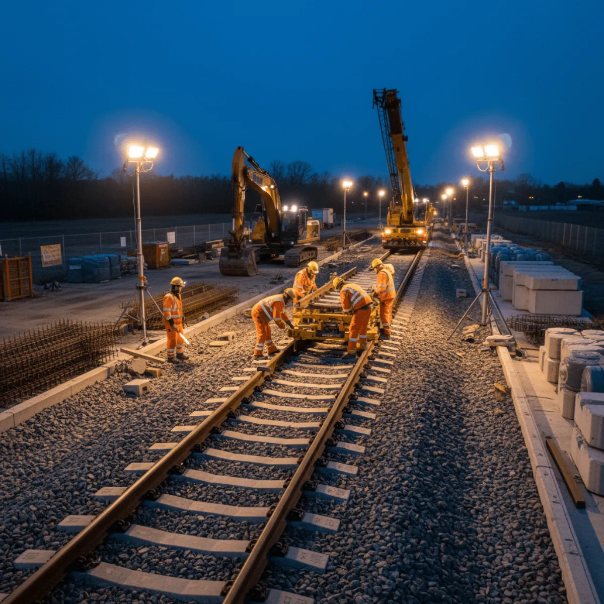 Construction Site Worksite Perimeter Image