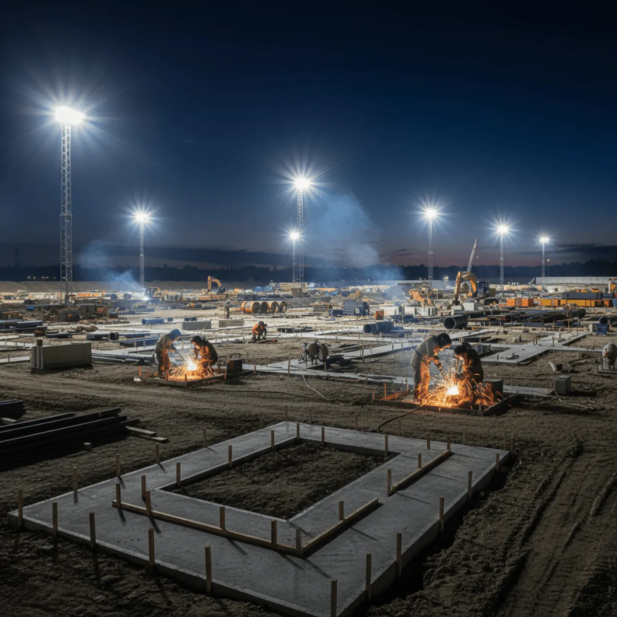 Construction Site Project Industrial Image