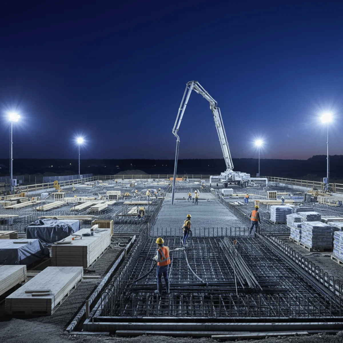 Rebar Installation Development Industrial Image