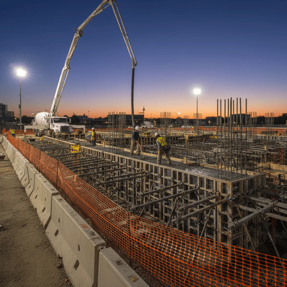 Concrete Pour Preparation Project Image