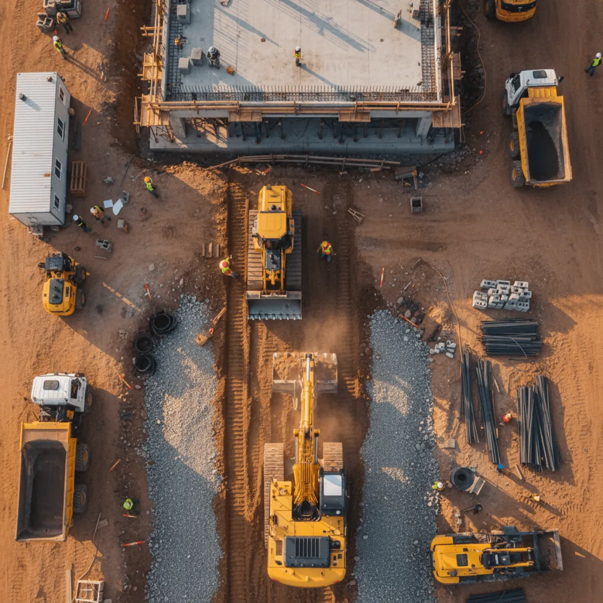 Material Staging Building Image