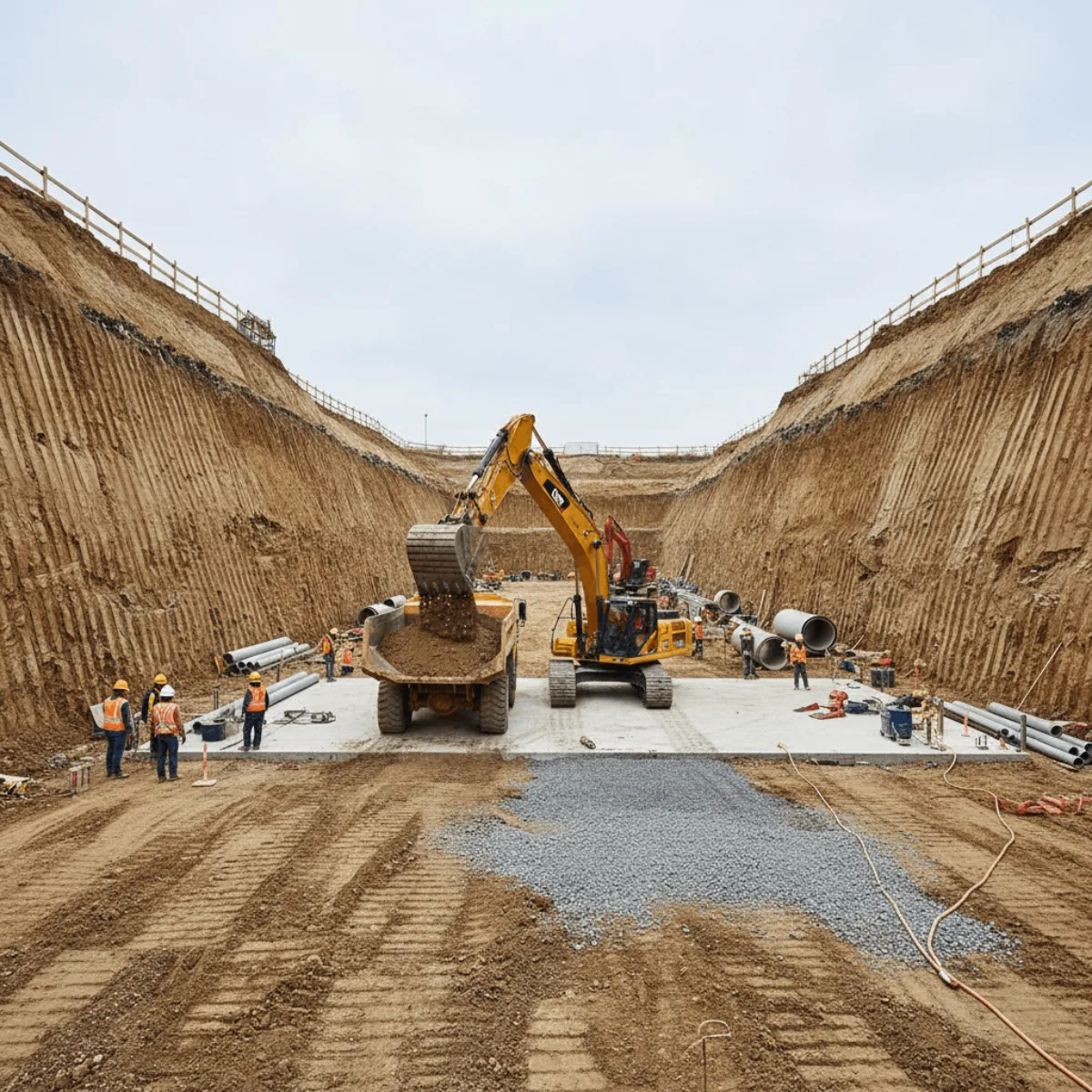 Foundation Excavation Development Interior Image