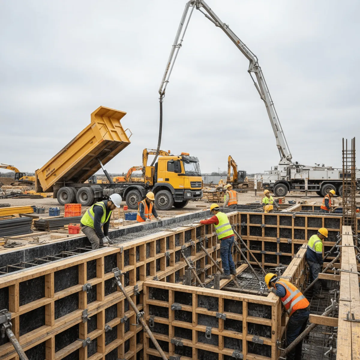 Material Staging Jobsite Podium Image