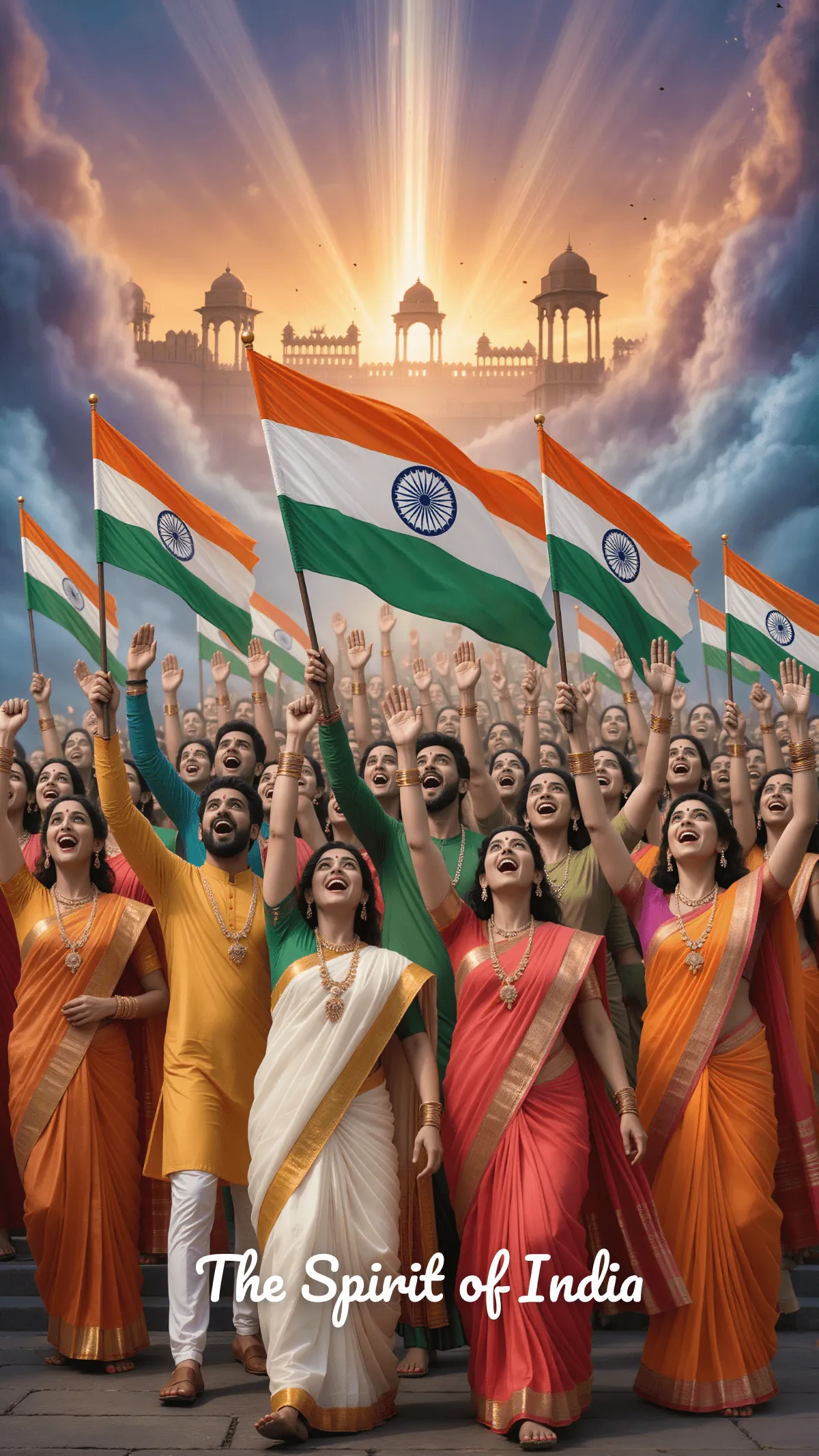 Free Traditional India Republic Day Wallpaper Template to Edit Online
