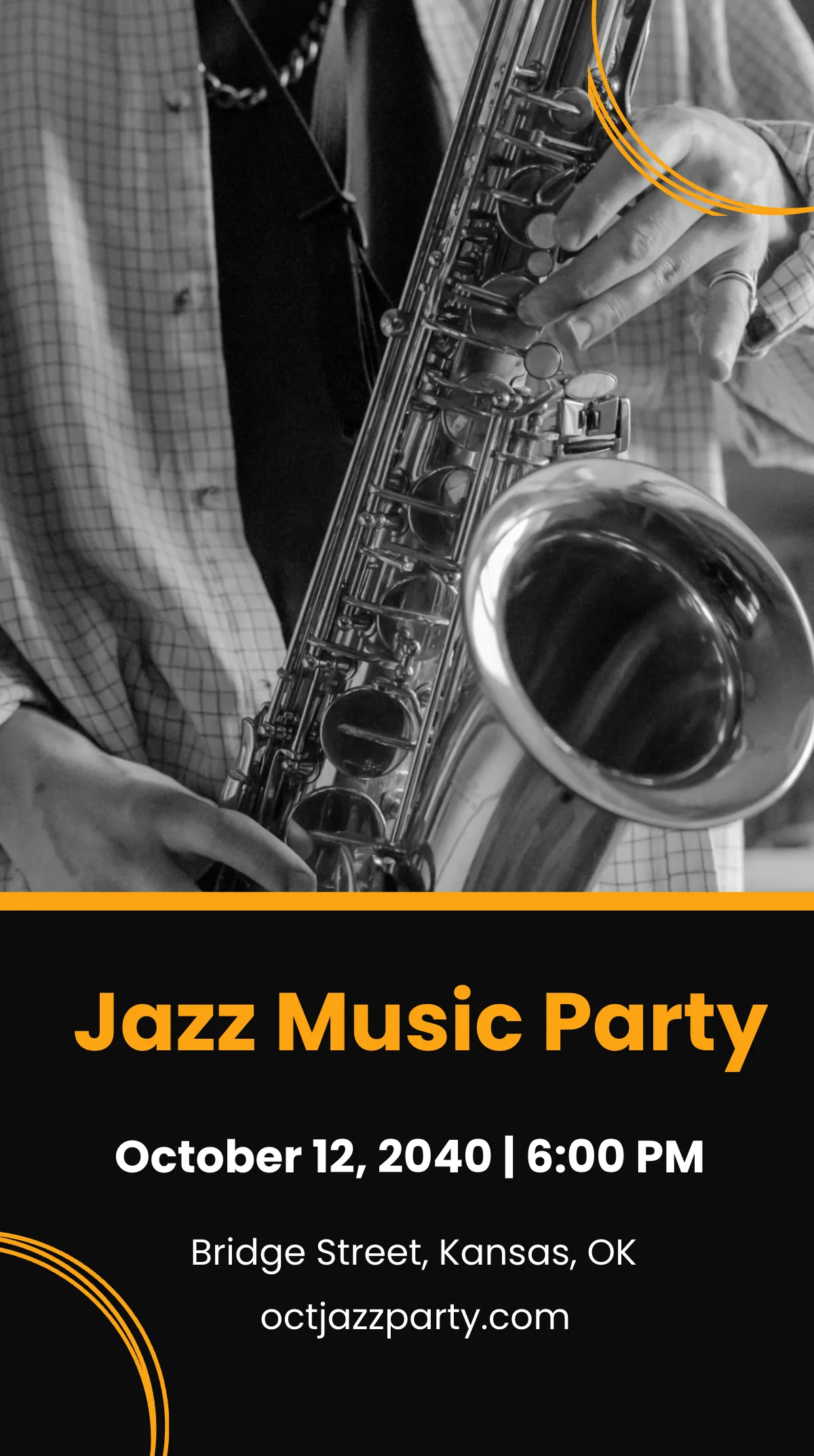 Free Music Party Instagram Story Template to Edit Online