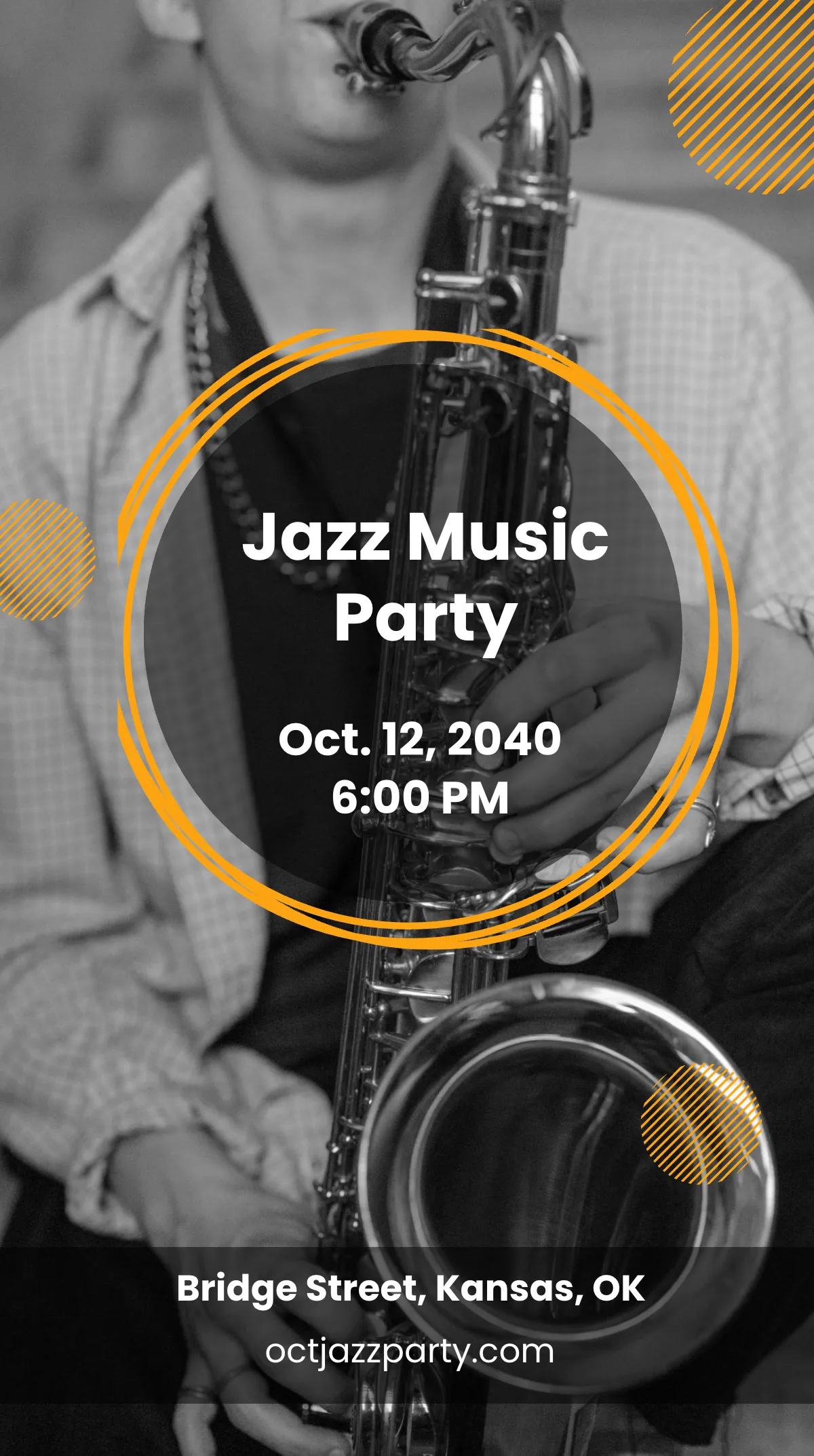 Free Music Party Instagram Story Template to Edit Online