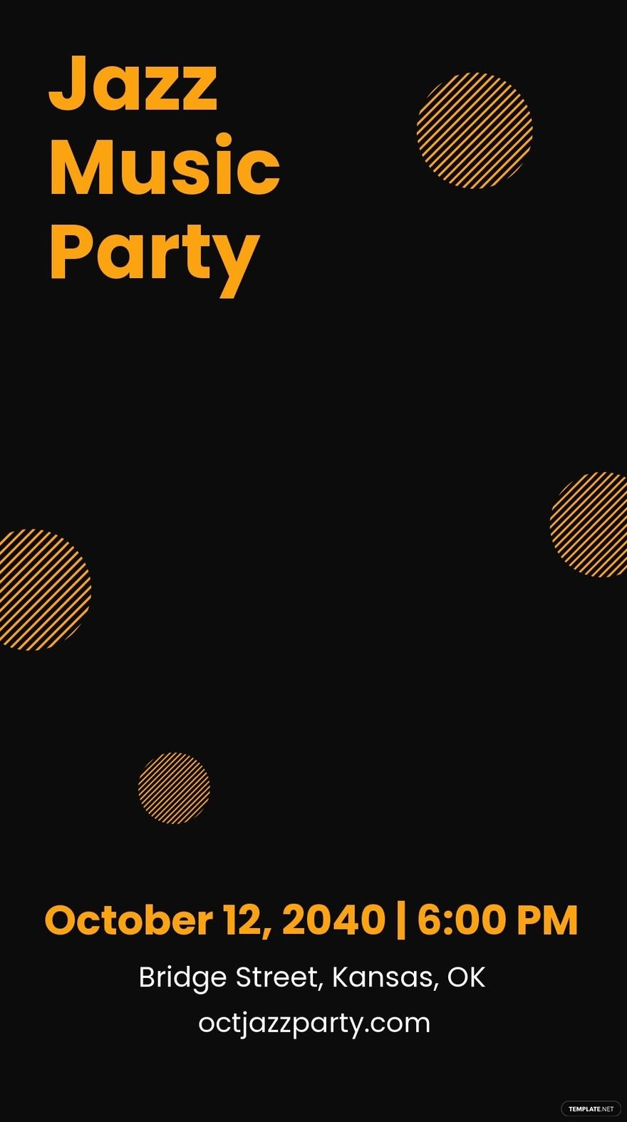Music Party Snapchat Geofilter Template