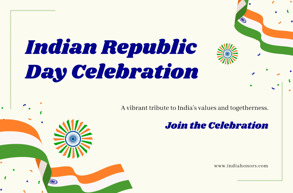 Free Animated India Republic Day Banner Template to Edit Online