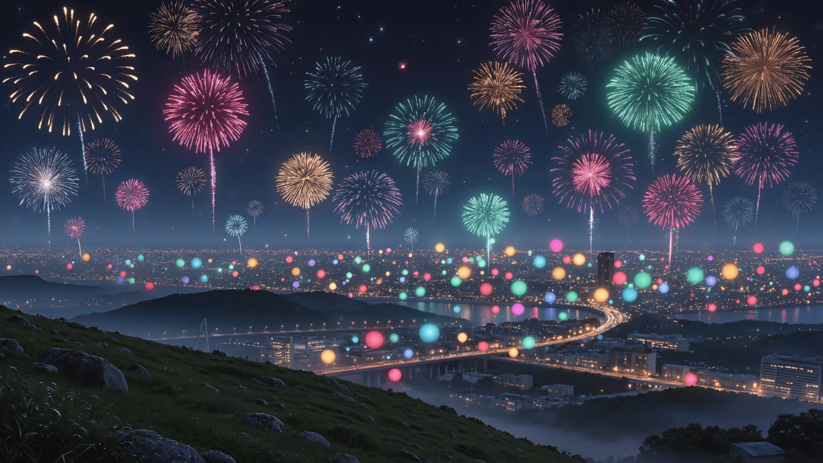 Free Scenery New Year Desktop Wallpaper Template to Edit Online Free Scenery New Year Desktop Wallpaper Template to Edit Online