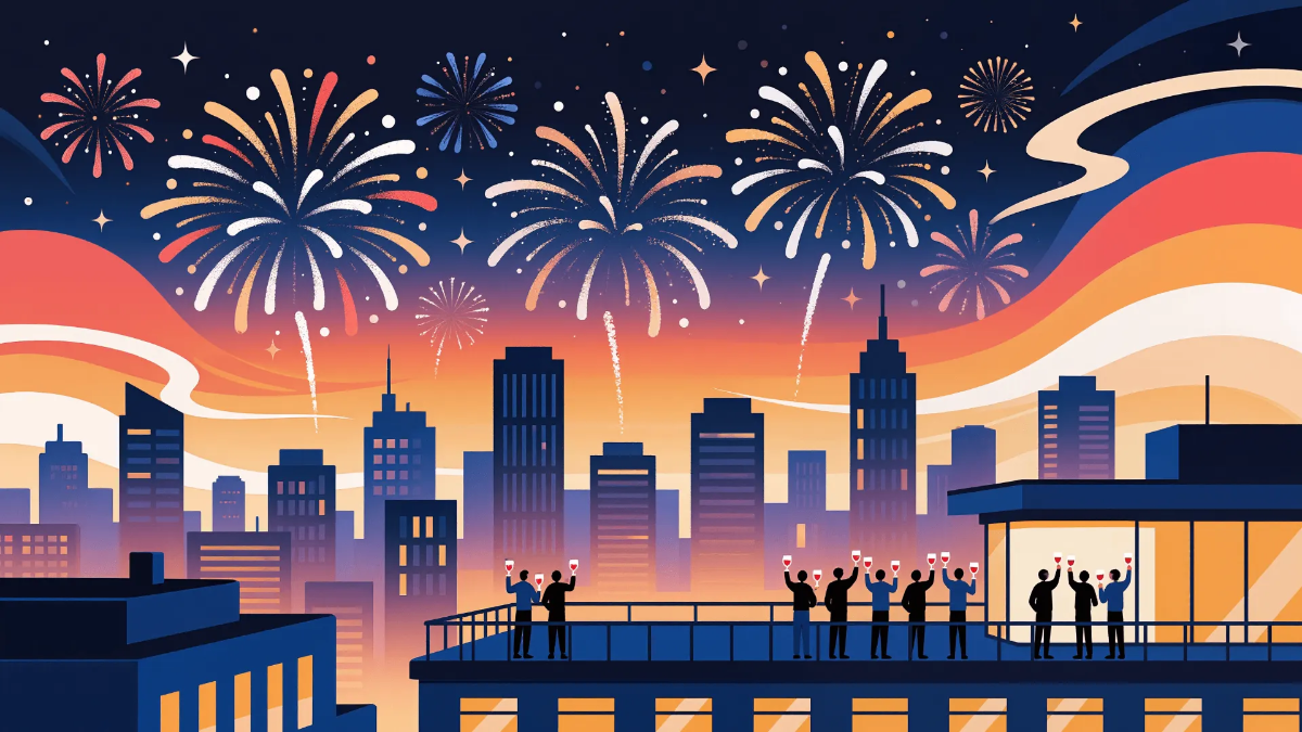 Free Illustrative New Year Desktop Wallpaper Template to Edit Online Free Illustrative New Year Desktop Wallpaper Template to Edit Online