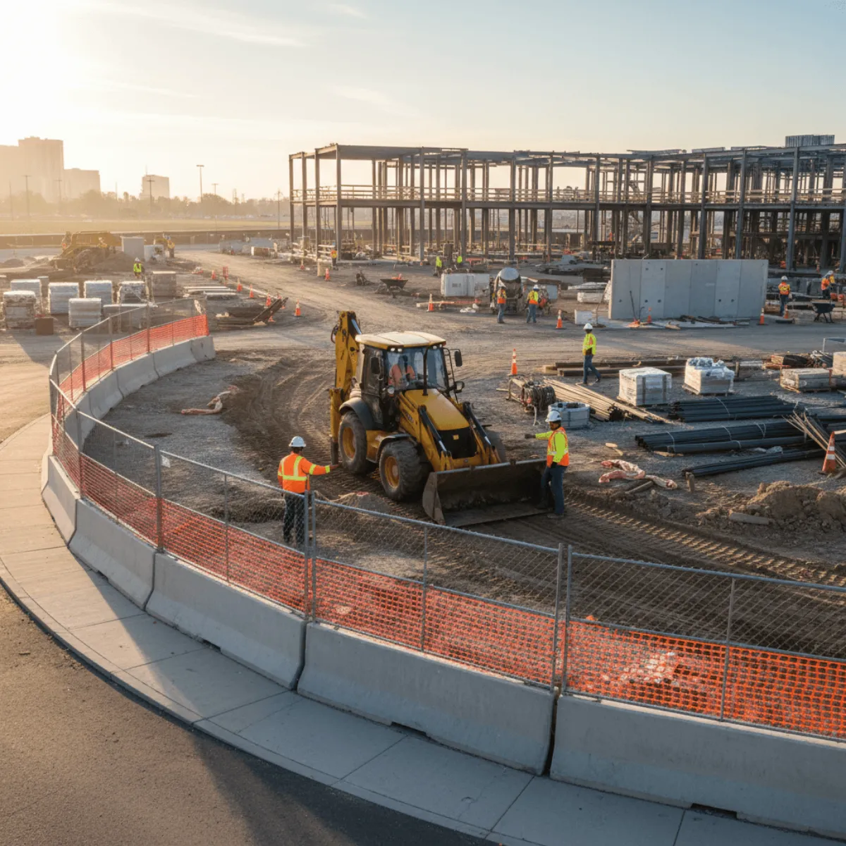 Material Staging Building Commercial Image