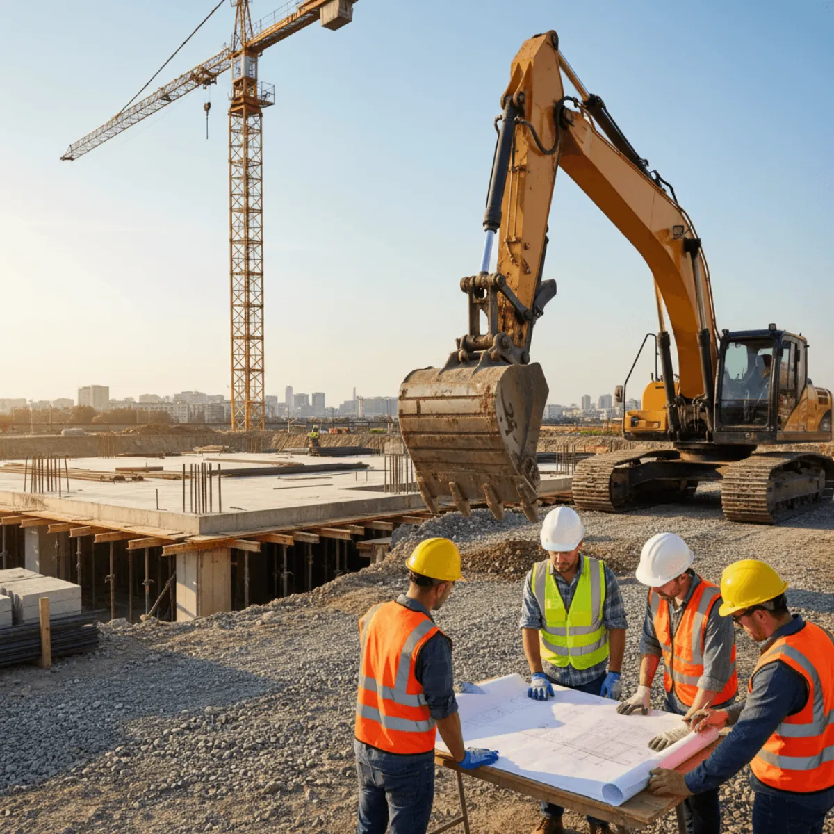 Tower Crane Operation Image