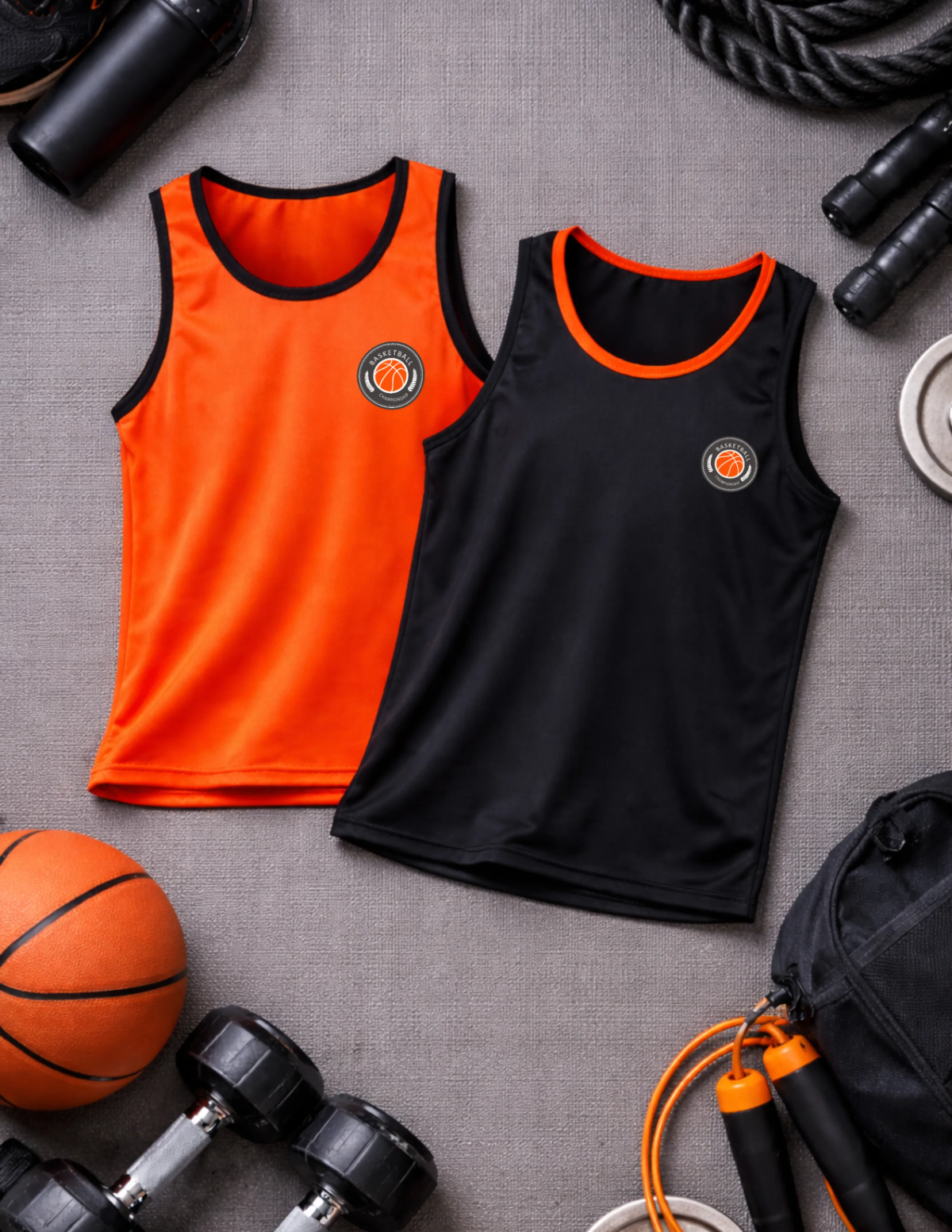 Sports Tank Top Mockup Template