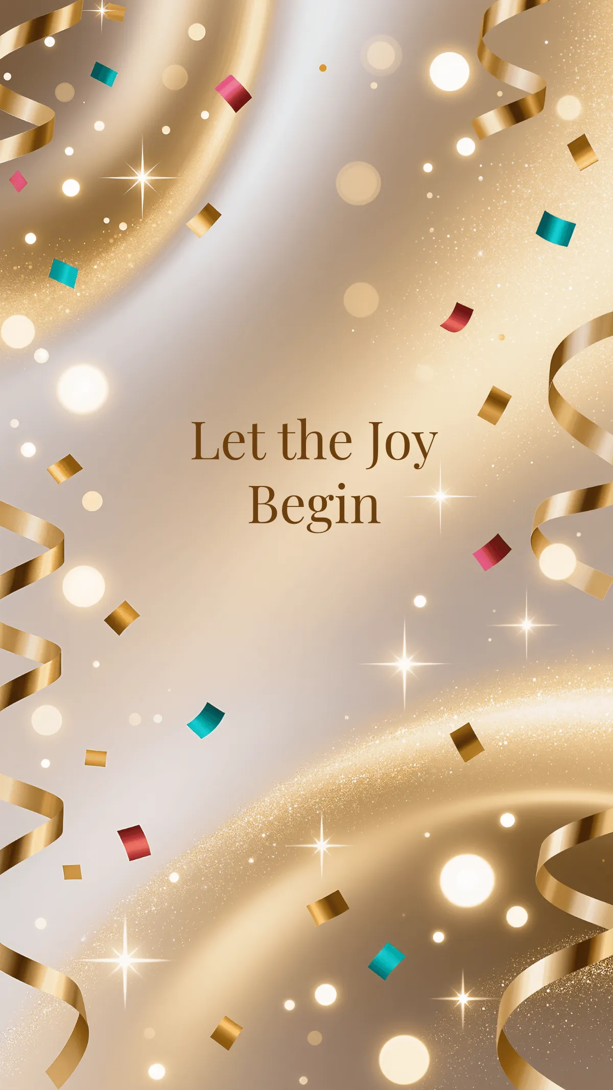 Free Festive New Year Mobile Wallpaper Template to Edit Online