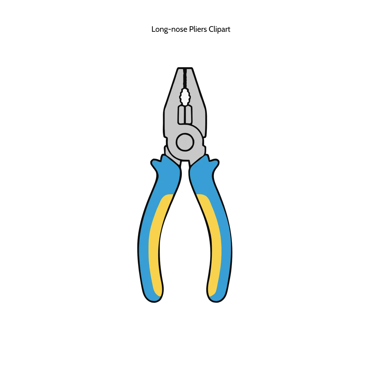 Free Long-nose Pliers Clipart Template to Edit Online