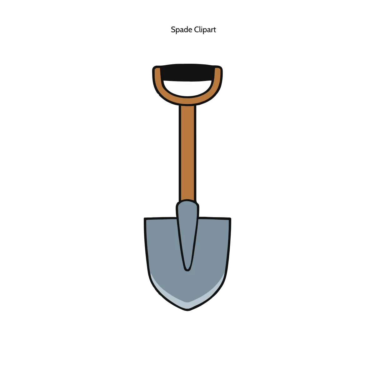 Free Spade Clipart Template to Edit Online