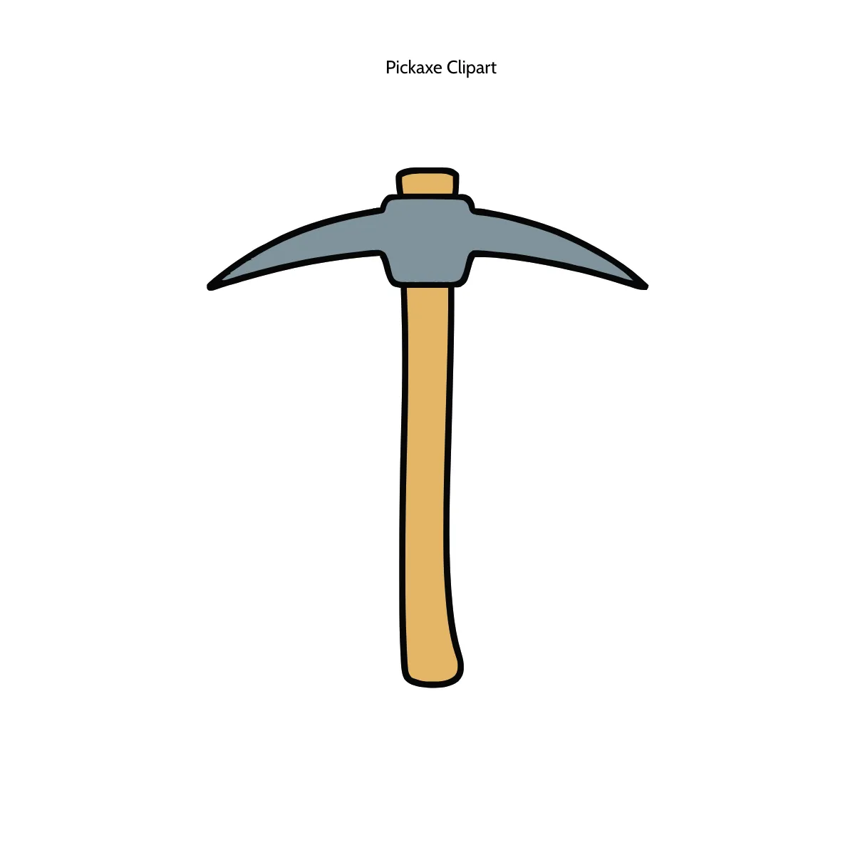 Free Pickaxe Clipart Template to Edit Online