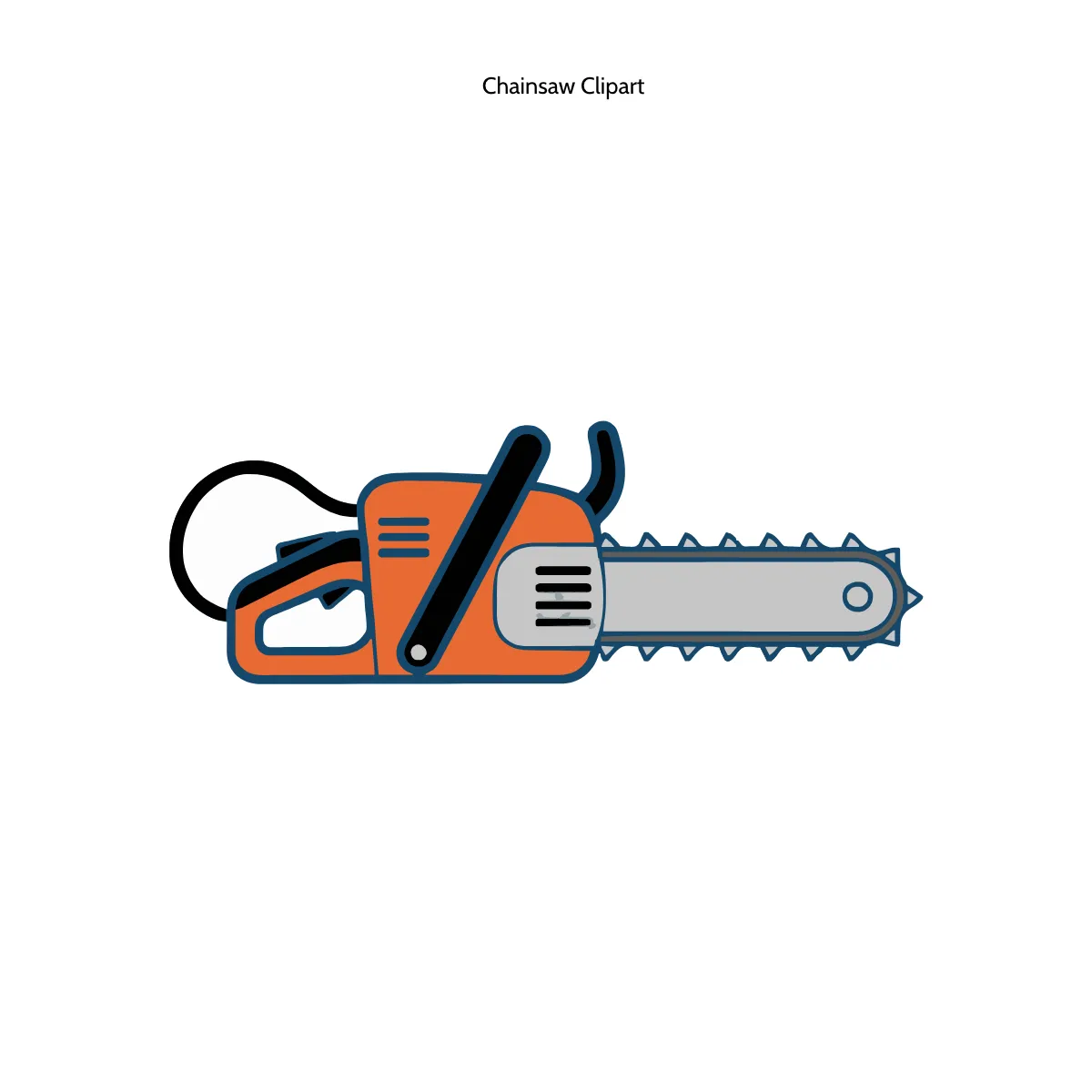 Free Chainsaw Clipart Template to Edit Online