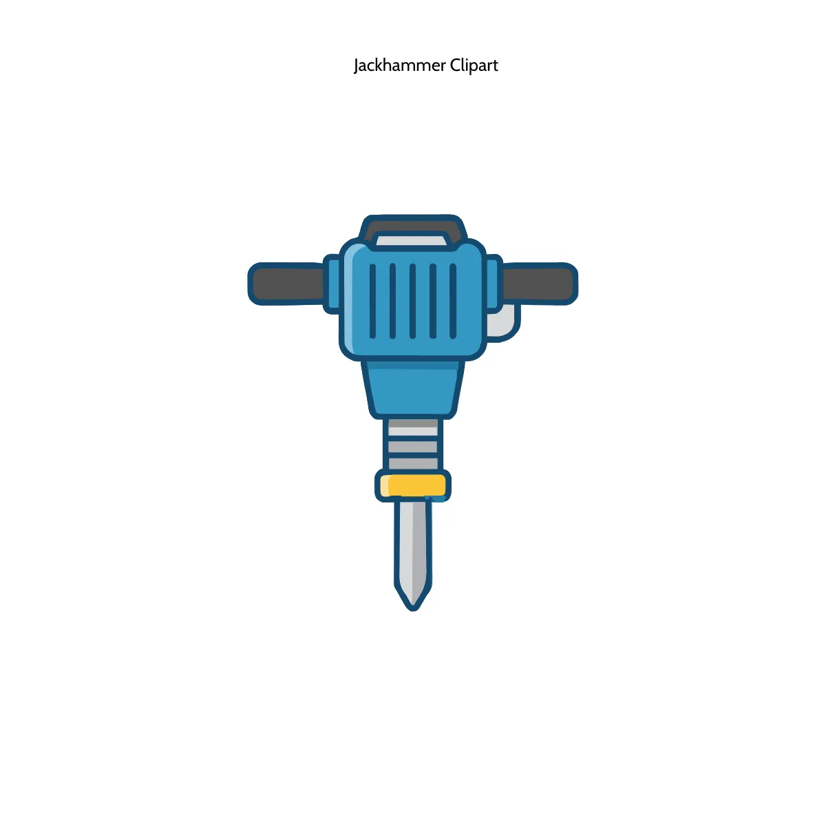 Free Jackhammer Clipart Template to Edit Online
