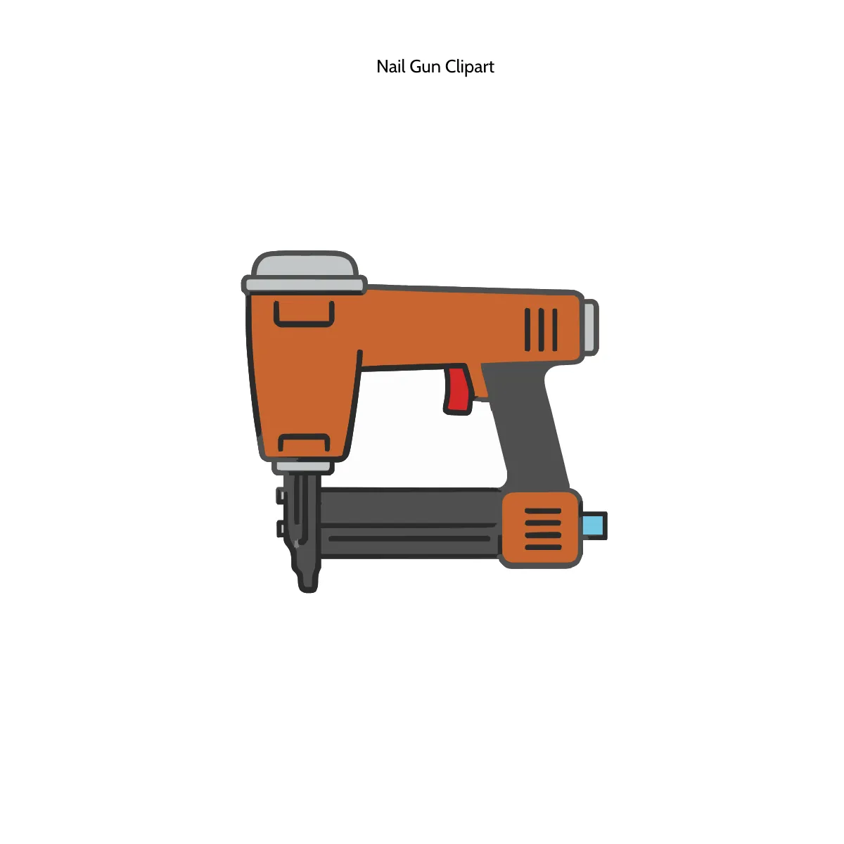 Free Nail Gun Clipart Template to Edit Online