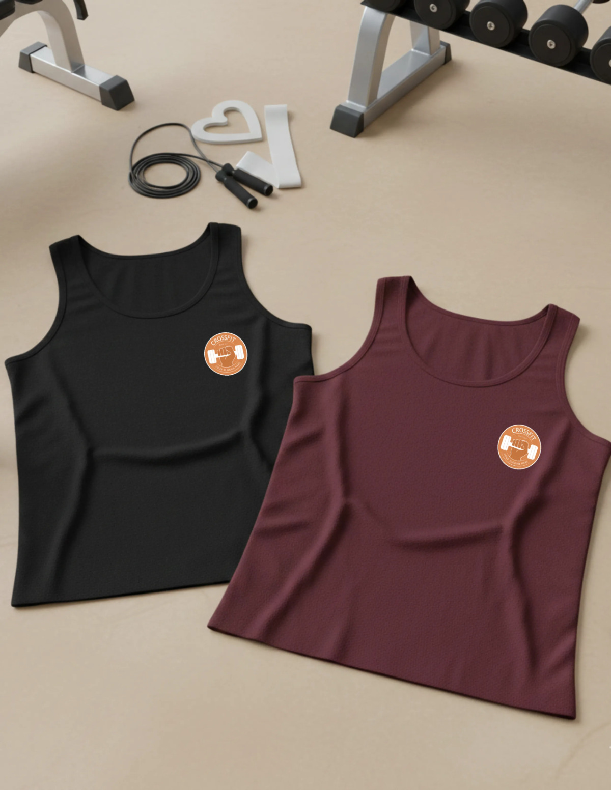 Gym Tank Top Mockup Template
