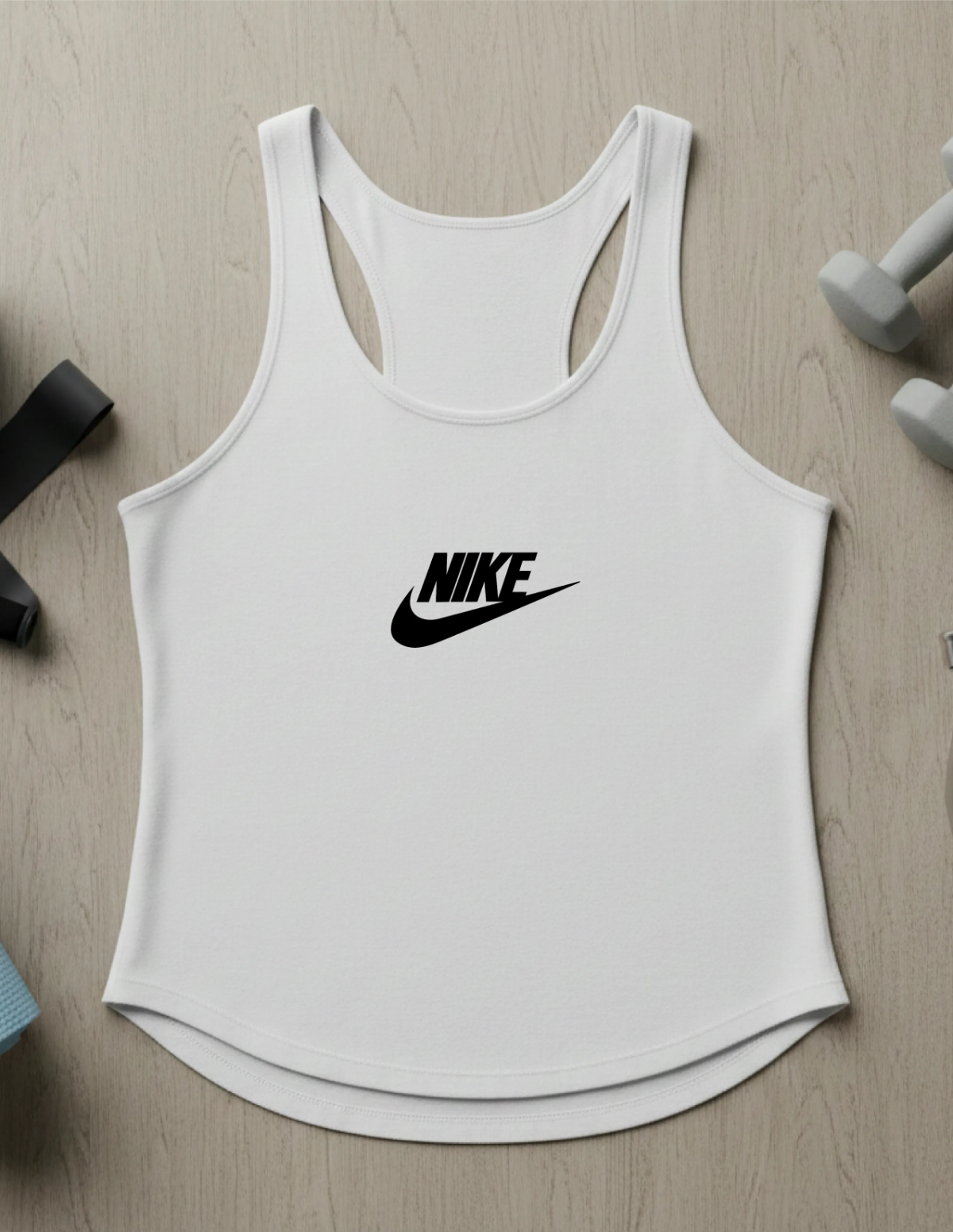 Minimalist Sando Tank Top Mockup Template