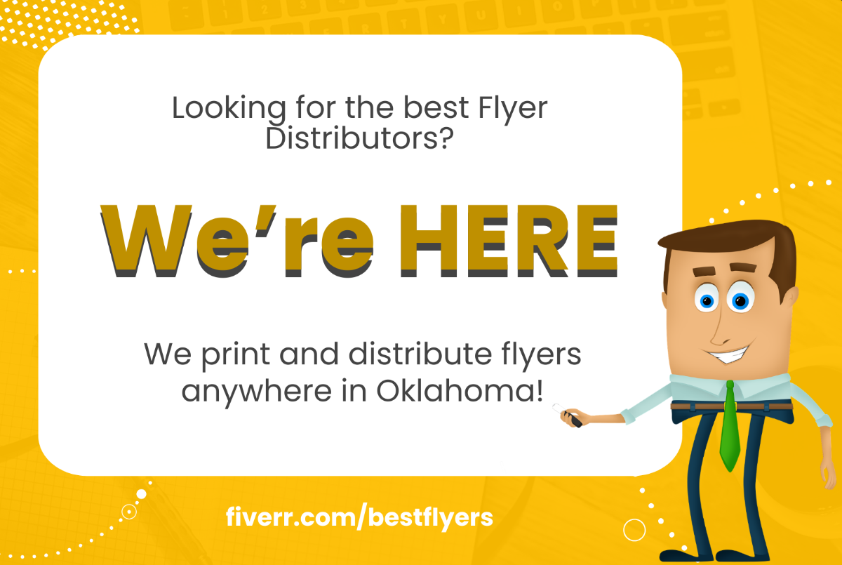 Flyer Distribution Fiverr Banner Template - Edit Online & Download