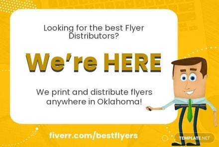 Flyer Distribution Fiverr Banner Template